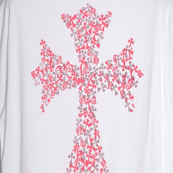 Chrome Hearts Cross Print Rhinestone T-shirt - Picture 4 of 9
